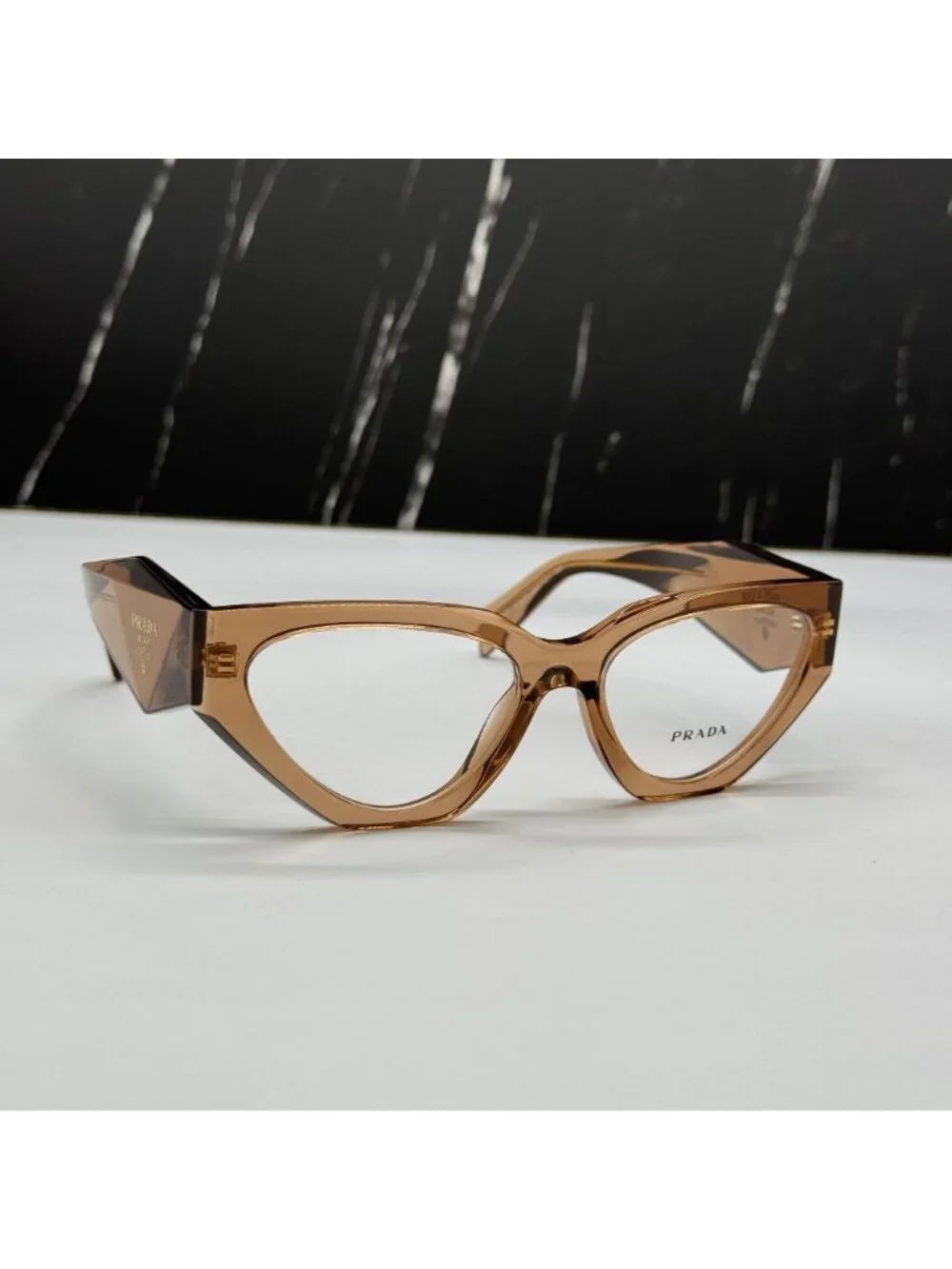 NWT Prada PRC07V 20H1O1 Gray Women Eyeglasses PR C07V